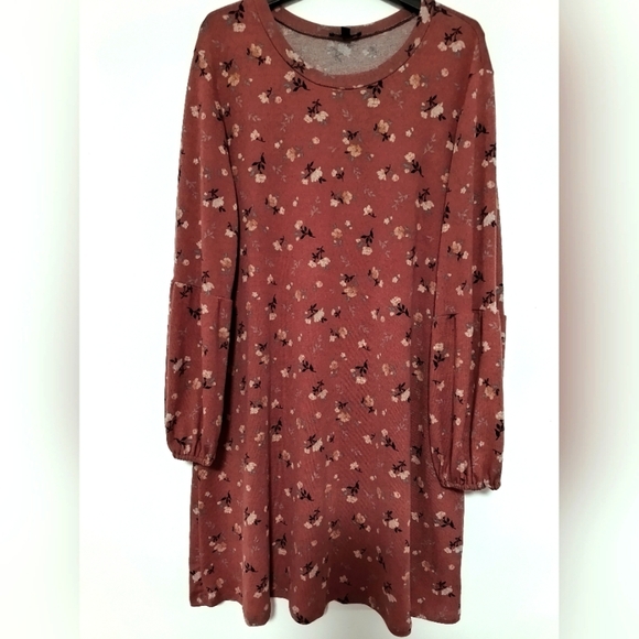 Floral Knit Dress / Size 2X / NWOT - Picture 1 of 7
